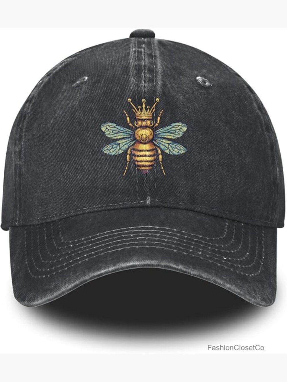 Vintage Washed Distressed Denim Trucker Hat Adjustable Baseball Cap